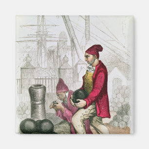 Ein Richter in der Toulon-Strafkolonie Magnet