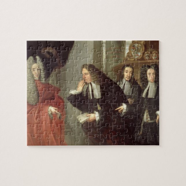 Ein Richter und drei Anwälte, venezianische Schule Puzzle (Horizontal)