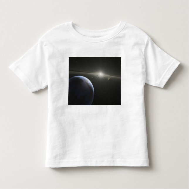 Ein riesiger Asteroidengürtel in Umlaufbahn um ein Kleinkind T-shirt (Vorderseite)