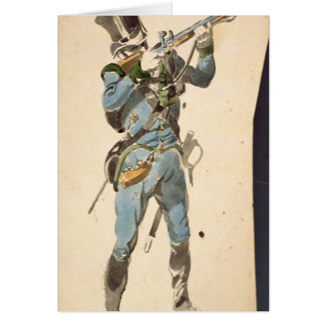 Ein Rifleman der österreichischen Jaegers (Vorne)
