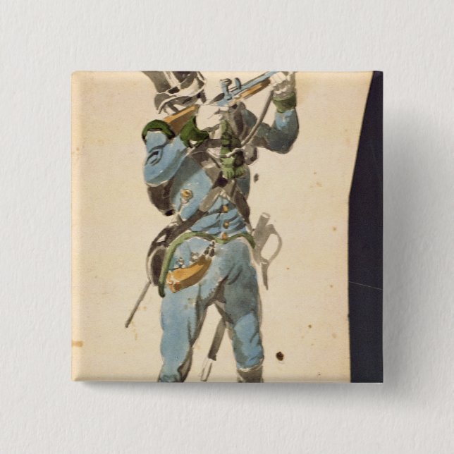 Ein Rifleman der österreichischen Jaegers Button (Vorderseite)