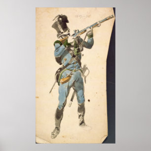 Ein Rifleman der österreichischen Jäger Poster