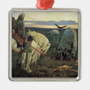 Ein Ritter an der Kreuzung Ornament Aus Metall