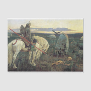 Ein Ritter an der Kreuzung Seidenpapier