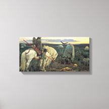 Ein Ritter an der Kreuzung (von Viktor Vasnetsov)