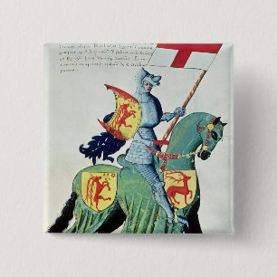 Ein Ritter, der die Arme von Verona trägt Button