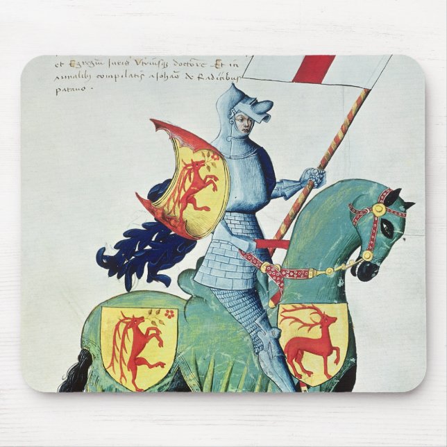 Ein Ritter, der die Arme von Verona trägt Mousepad (Vorne)