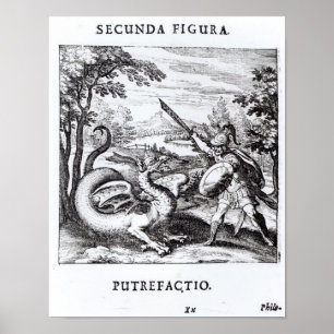 Ein Ritter, der 'Rot' besiegt Poster