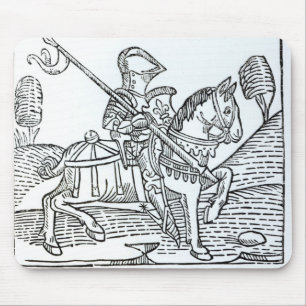 Ein Ritter, von Caxtons 'Spiel der Schache Mousepad