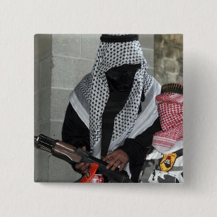 Ein Rollenspielfeind, der einen Dummy abrüstet Button