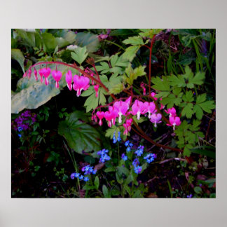 Ein Romantik-Blume-Poster Poster