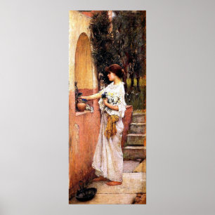 Ein römisches Opfer von John William Waterhouse Poster