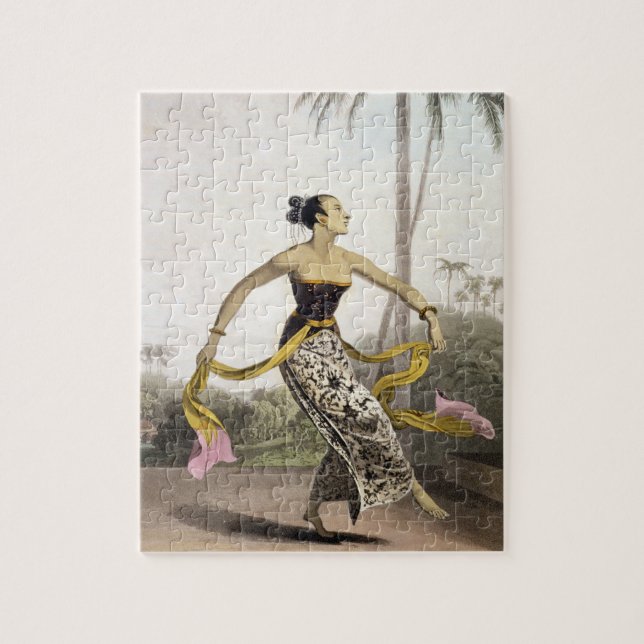 Ein Ronggeng oder eine Tänzerin, überziehen 21 von Puzzle (Vertikal)