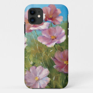 Ein rosa Blumengarten Case-Mate iPhone Hülle