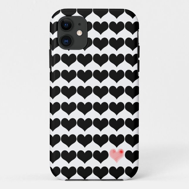 Ein rosa Herz Case-Mate iPhone Hülle (Rückseite)