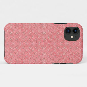 ein rosa Hintergrund mit einem Muster in der Mitte Case-Mate iPhone Hülle
