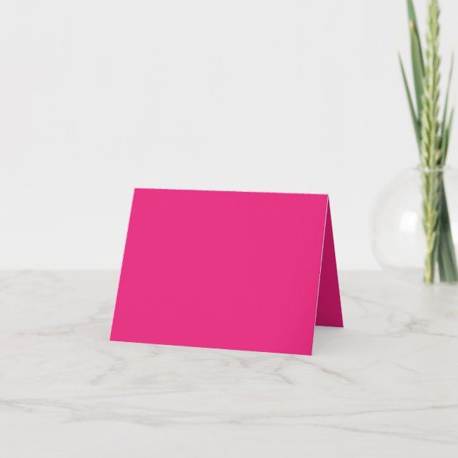 ein rosa Hintergrund mit schwarzem Rand Dankeskarte (Vorderseite)