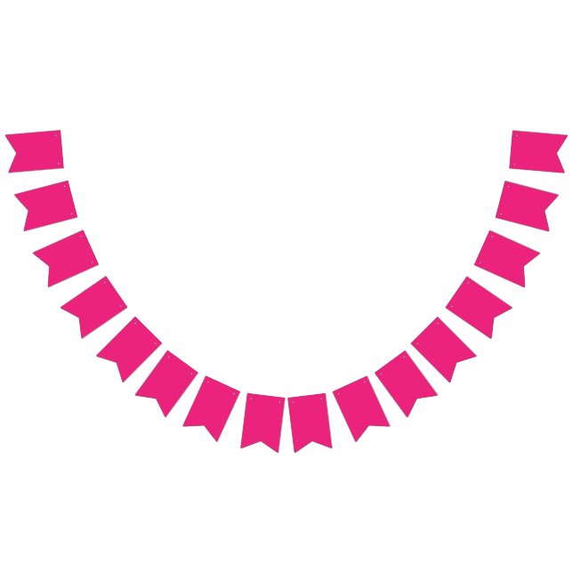 ein rosa Hintergrund mit schwarzem Rand Wimpelkette (Alle)