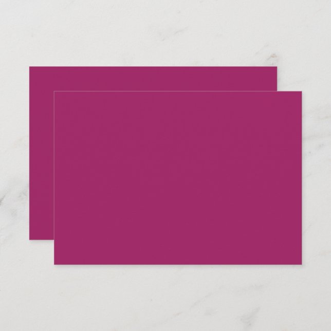 ein rosa Hintergrund mit weißem Hintergrund Dankeskarte (Vorne/Hinten)