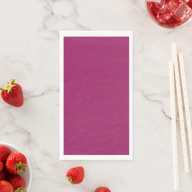 ein rosa Hintergrund mit weißem Hintergrund Serviette (Beispiel)