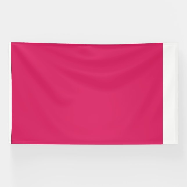ein rosa Hintergrund mit weißem Rand Banner (Horizontal)