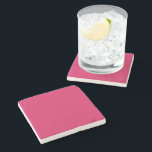 ein rosa Hintergrund mit weißem Rand Steinuntersetzer<br><div class="desc">Das Design ist ein großes blaues Quadrat,  das ein heller und klarer Himmel zu sein scheint. Die Farbe des Himmels ist ein tiefer Blau,  der ihm ein lebendiges und lebendiges Aussehen verleiht.</div>