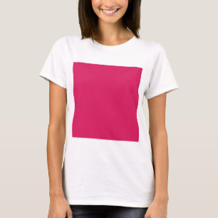 ein rosa Hintergrund mit weißem Rand T-Shirt