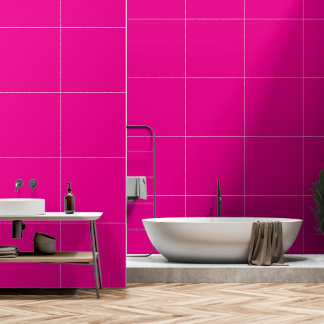 Ein rosa Quadrat mit weißem Rand, das einen Schwan Tapete