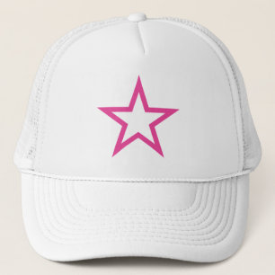 Ein rosa Stern des Feminismus - v6 Truckerkappe