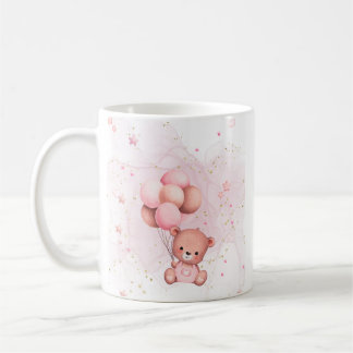 Ein rosa Teddy-Geburtstags-Mug Kaffeetasse