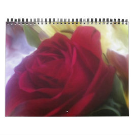 Ein Rose gefüllter Kalender