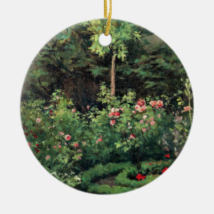 Ein Rosengarten von Camille Pissarro, Keramik Ornament