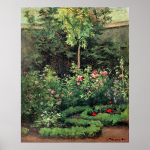Ein Rosengarten von Camille Pissarro, Poster