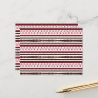 ein rot-weiß gestreiftes Muster