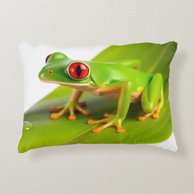 Ein Rotaugen-Laubfrosch Dekokissen (Vorderseite)