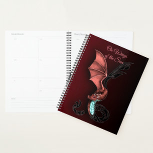 Ein roter Drache Planer