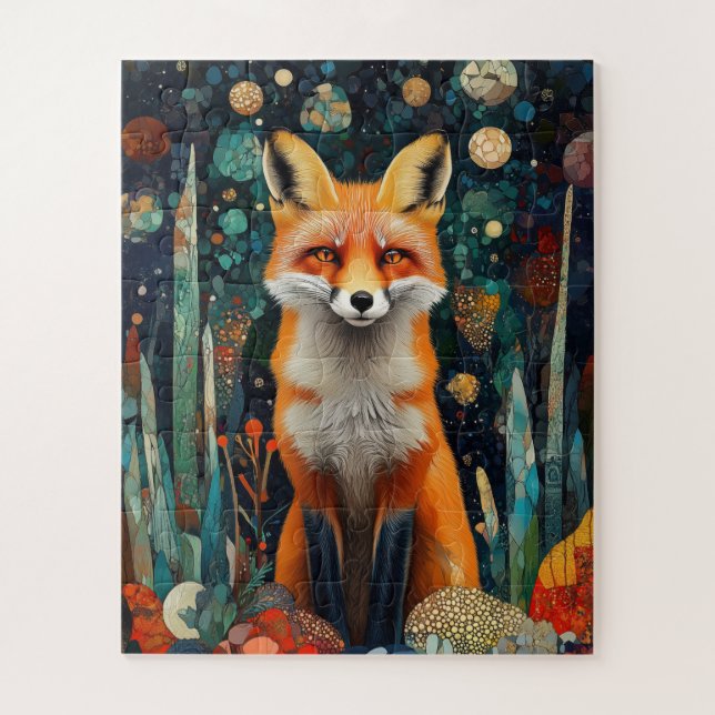 Ein roter Fuchs Puzzle (Vertikal)