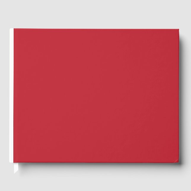 ein roter Hintergrund mit Gästebuch (Vorderseite)