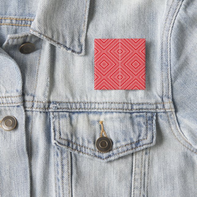 ein roter und weißer Hintergrund mit einem Diamant Button (Beispiel)