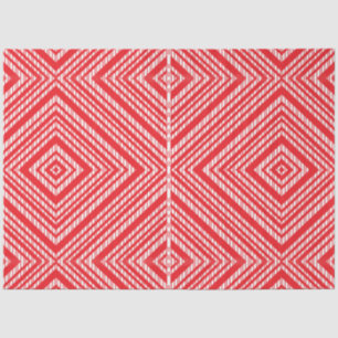 ein roter und weißer Hintergrund mit einem Diamant Seidenpapier