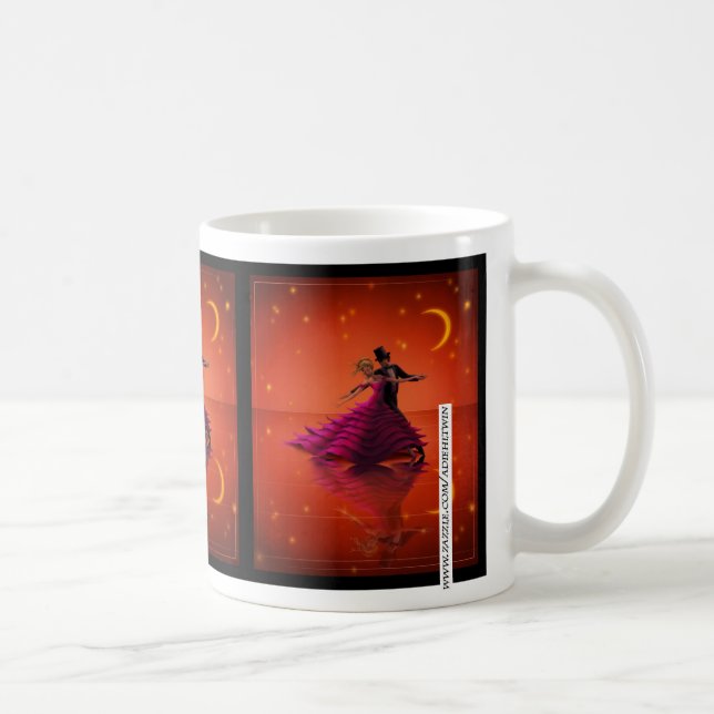 Ein roter Walzer Tasse (Rechts)