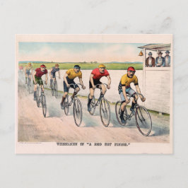 Ein rotes, heißes Ende, 1894 Postkarte