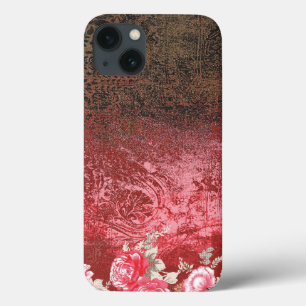 ein rotes und schwarzes Gemälde mit rotem Hintergr Case-Mate iPhone Hülle