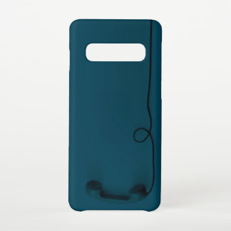 Ein rotes Vintages Wähltelefon. Samsung Galaxy S10 Hülle