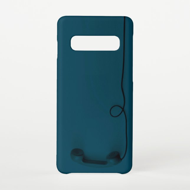 Ein rotes Vintages Wähltelefon. Samsung Galaxy Hülle (Rückseite)