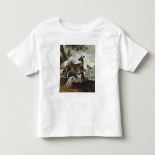 Ein Rotwild gejagt durch Hunde, 1725 Kleinkind T-shirt