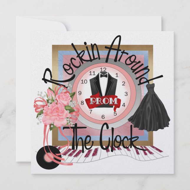 Ein Royal PROM-Party - SRF Einladung (Vorderseite)