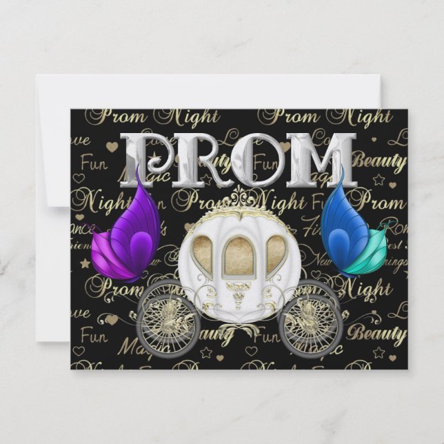 Ein Royal PROM-Party - SRF Einladung (Vorderseite)