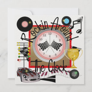 Ein Royally Rockin Racing Party - SRF Einladung