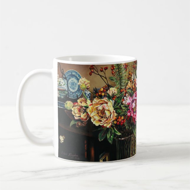 Ein ruhiger Abend im Kingdom Café - Kaffeetasse (Links)